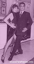 Pareja de bailarines de tango